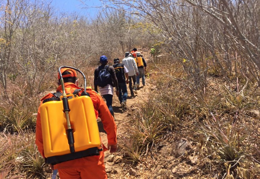 FPI de Sergipe investiga causas de incêndio em terras indígenas em Porto da Folha e auxilia no combate ao fogo