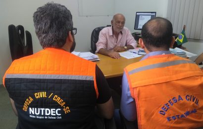 Crea-SE e Defesa Civil estadual alinham ações para atuação conjunta na fiscalização de obras públicas e privadas em Sergipe