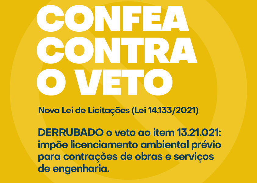 Derrubados no Congresso vetos à nova Lei de Licitações