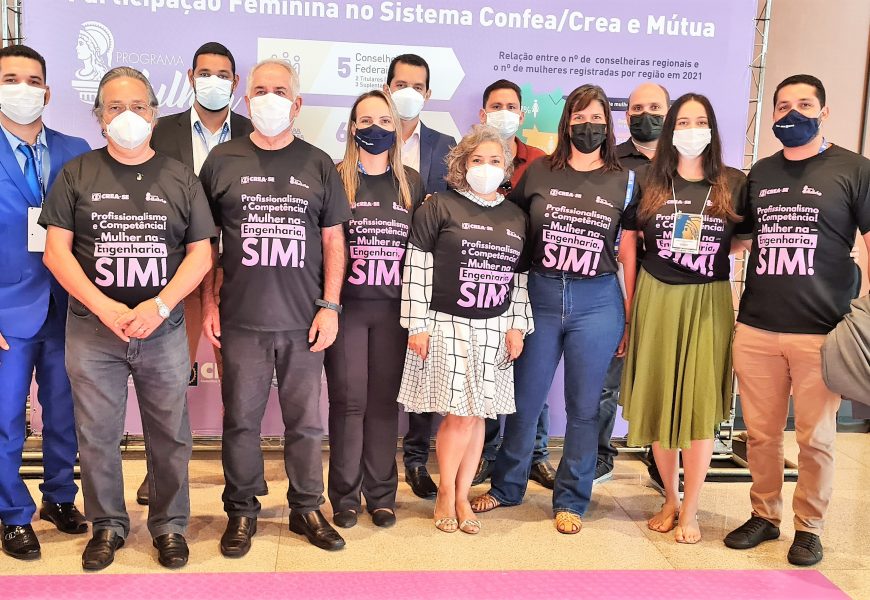 Programa Mulher do Crea-SE reforça campanha de combate ao preconceito da mulher na Engenheira