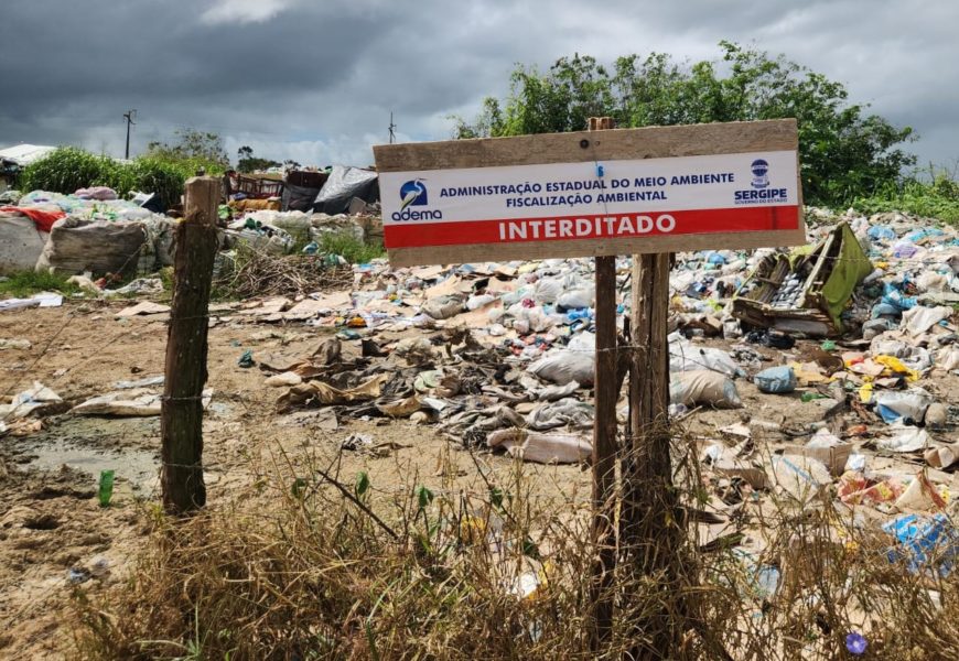 Crea-SE atua em operação de interdição de lixão em Graccho Cardoso