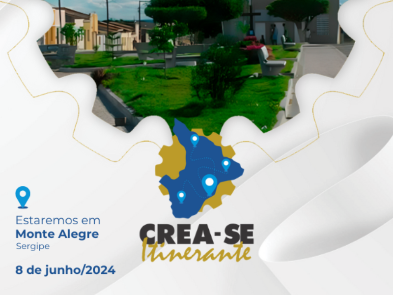 Projeto Crea-SE Itinerante será lançado no Alto Sertão do estado