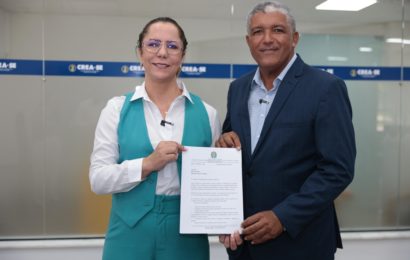 Presidente do Crea-SE entrega à deputada federal Katarina Feitoza proposta de adequação da Lei que trata das engenharias e da agronomia