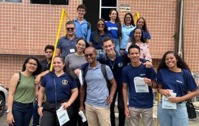 CreaJr-SE promove visita técnica e estudantes acompanham processo de purificação da água