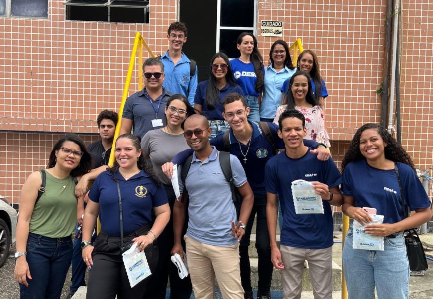 CreaJr-SE promove visita técnica e estudantes acompanham processo de purificação da água